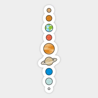 Planets Sticker